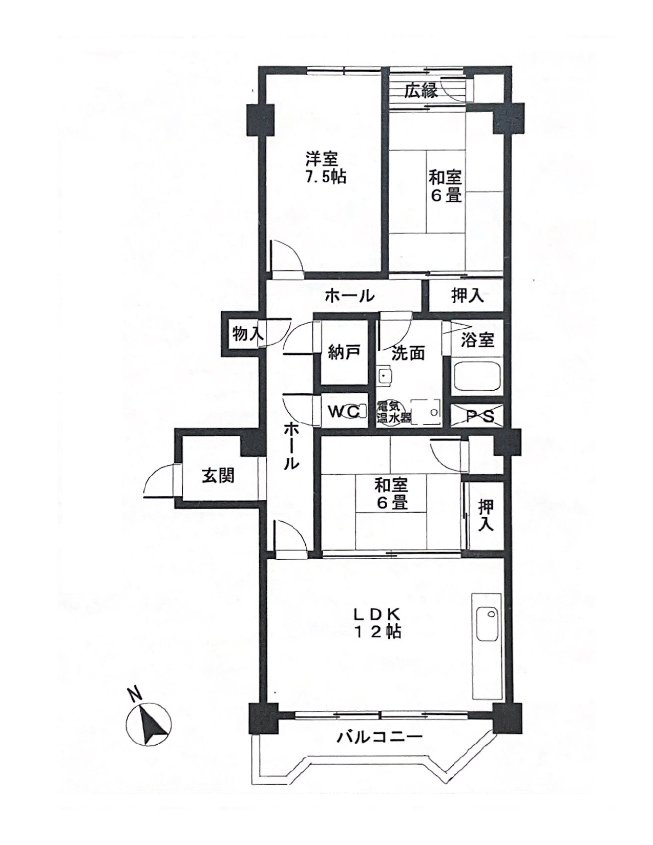 舟入川口コータース 間取り図